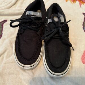 Vans Black Canvas Women's Shoes
